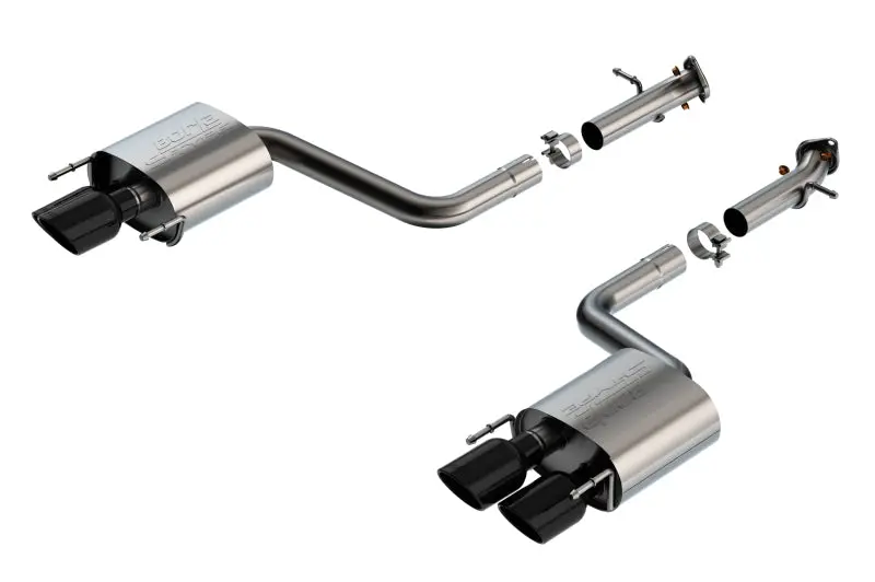 Borla 15-24 Lexus Rc F Axle-Back Exhaust System S-Type - Black Chrome 1