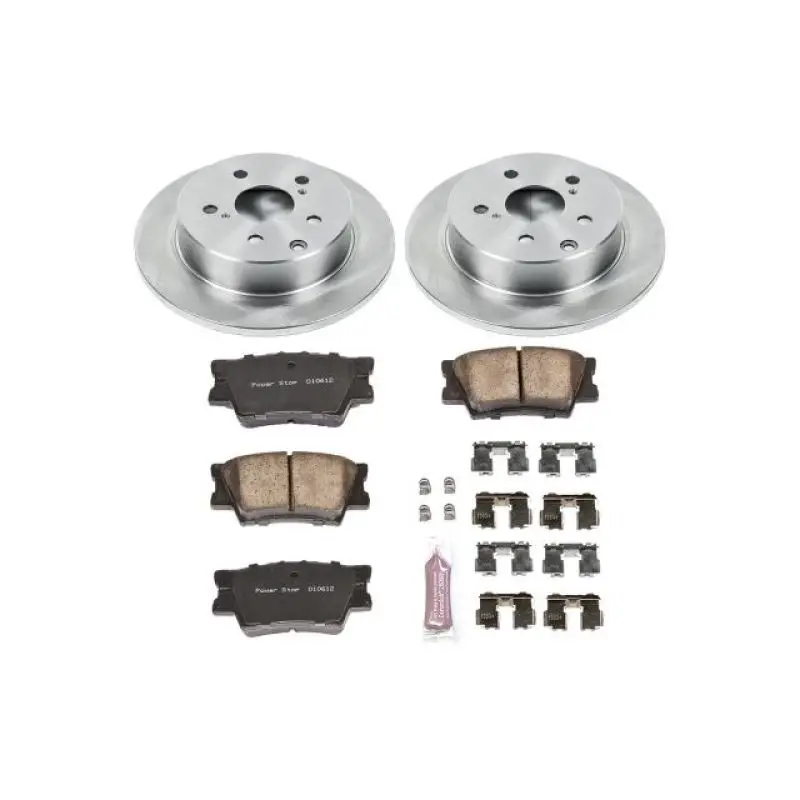 Power Stop 10-12 Lexus Hs250h Rear Autospecialty Brake Kit 1