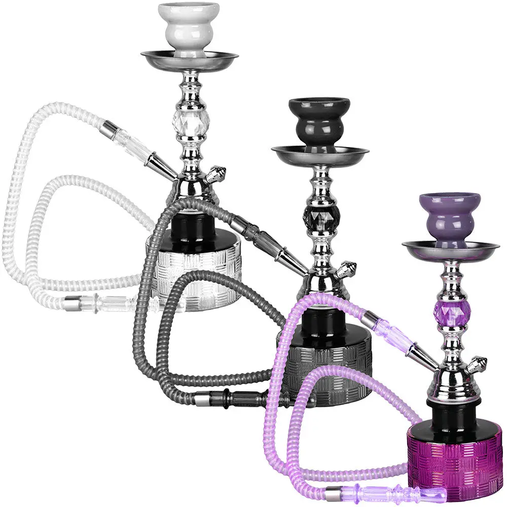 Premium Ripple Hookah | 13" | Colors Vary 1