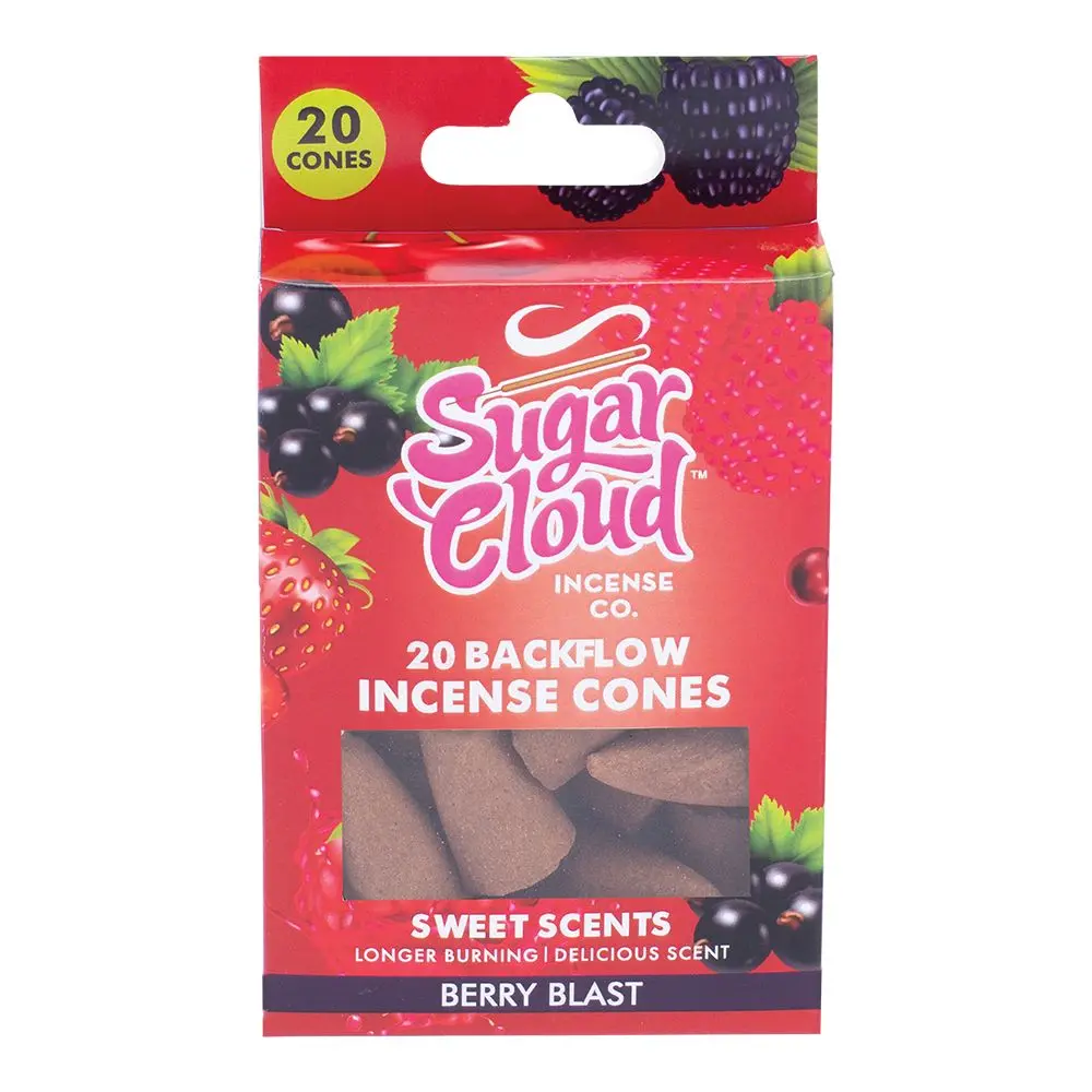 Sugar Cloud Sweet Scents Backflow Incense Cones 8