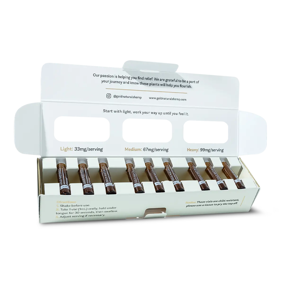 Gold Naturals Stress Tincture Starter Kit 1