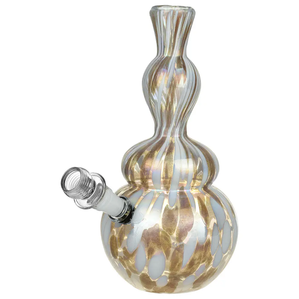 Rainbow Sensation Soft Glass Water Pipe - 9" / 14Mm F 1