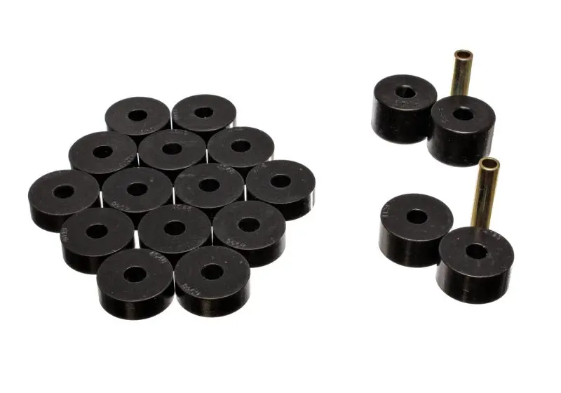 Energy Suspension 74-75 Jeep Cj5/Cj7/Cj8 Scrambler Black Body (Cab) Mount Set 1