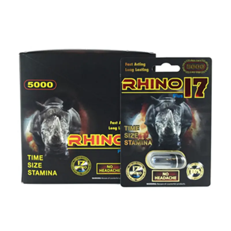 Rhino 17 5000 Plus 1Ct Pill  24Pcs 1