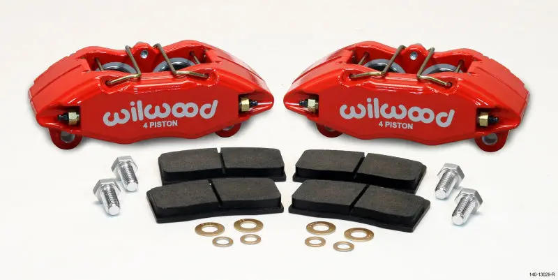 Wilwood Dpha Front Caliper & Pad Kit Red Honda / Acura W/ 262Mm Oe Rotor 1