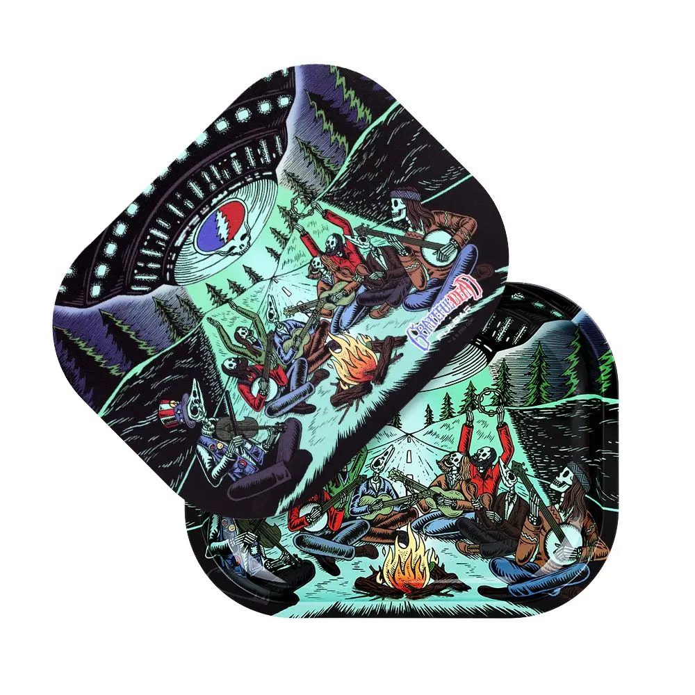 Grateful Dead X Pulsar Mini Rolling Tray & Lid Kit - Ufo Jam / 7"X5.5" 1