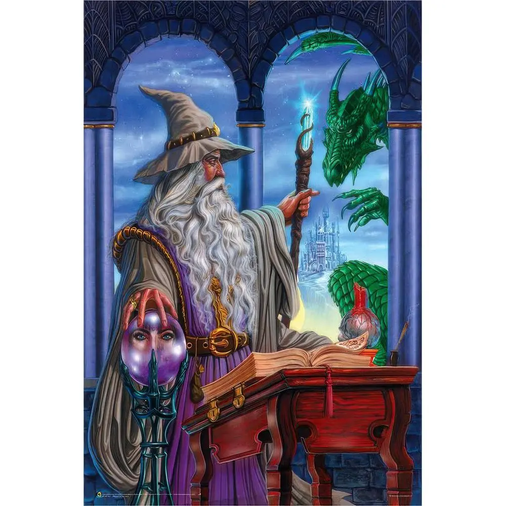 Wizard Emissary By Ed Beard Non-Flocked Black Light Poster - 24"X36" 1