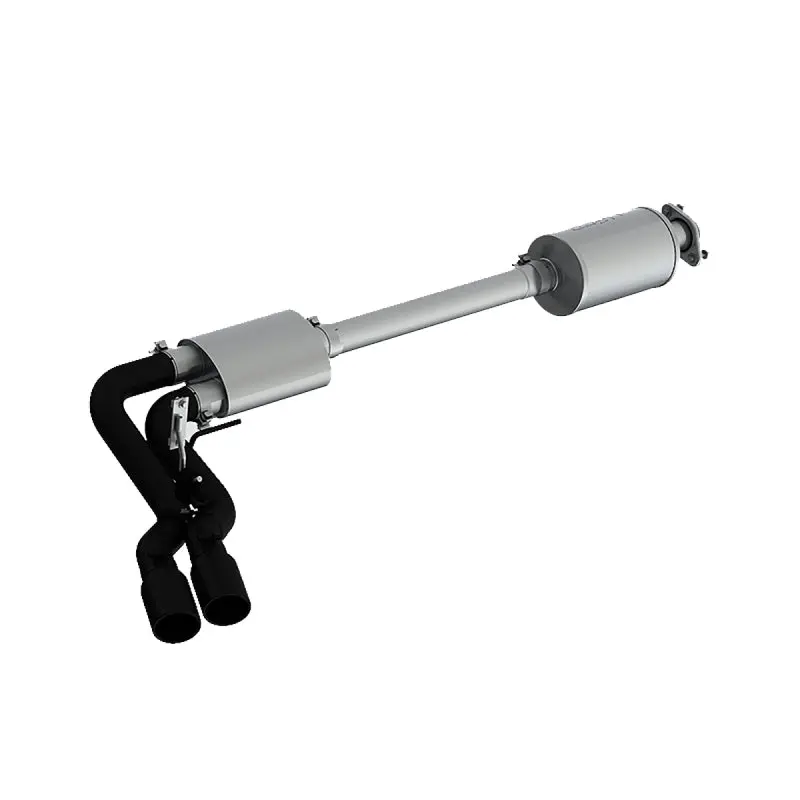 Mbrp 15-20 Ford F150 Pre-Axle 4In Od Tips Dual Outlet 3In Black Coated Cat Back Exhaust 1