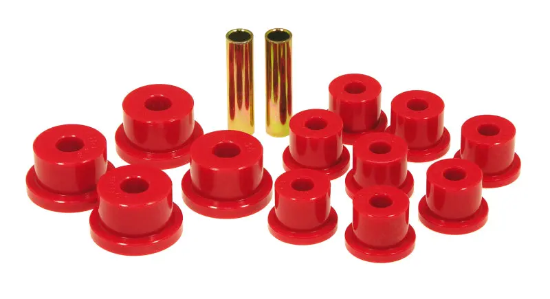 Prothane 85-88 Suzuki Samurai Spring & Shackle Bushings (Oem Shackles) - Red 1