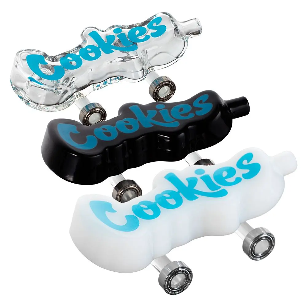 Cookies Toke Deck Glass Hand Pipe | 4.25" 1