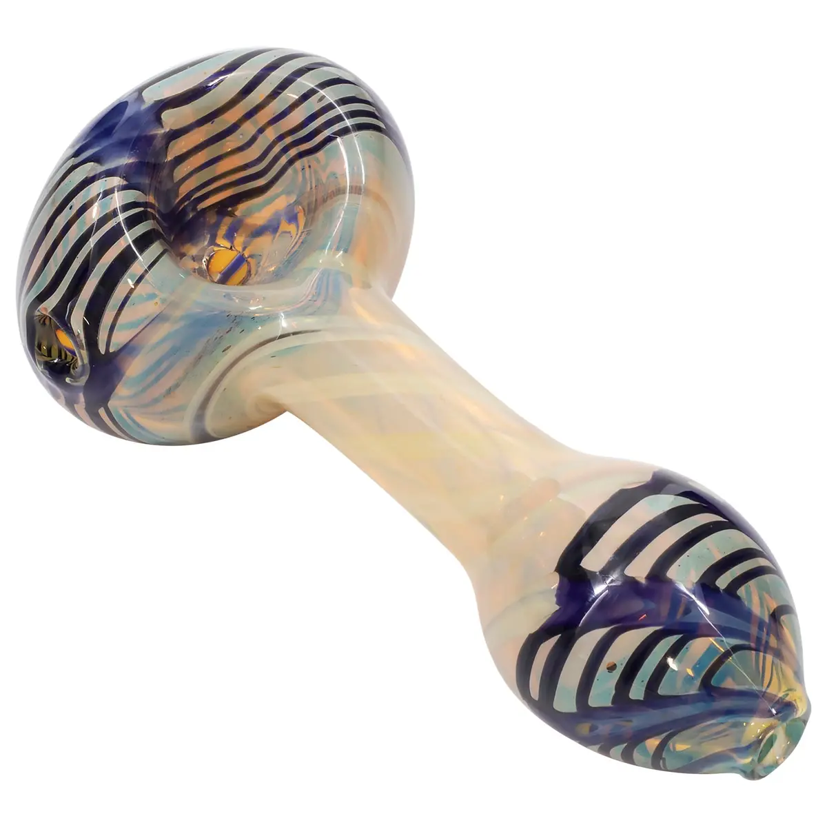 La Pipes Twisty Cane Spoon Glass Pipe (Various Colors) 5
