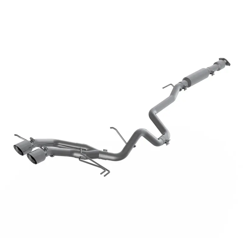 Mbrp 13-18 Hyundai Veloster Turbo 2.5In T304 W/ 4In. Od Tips - Cat Back Dual Exit 1