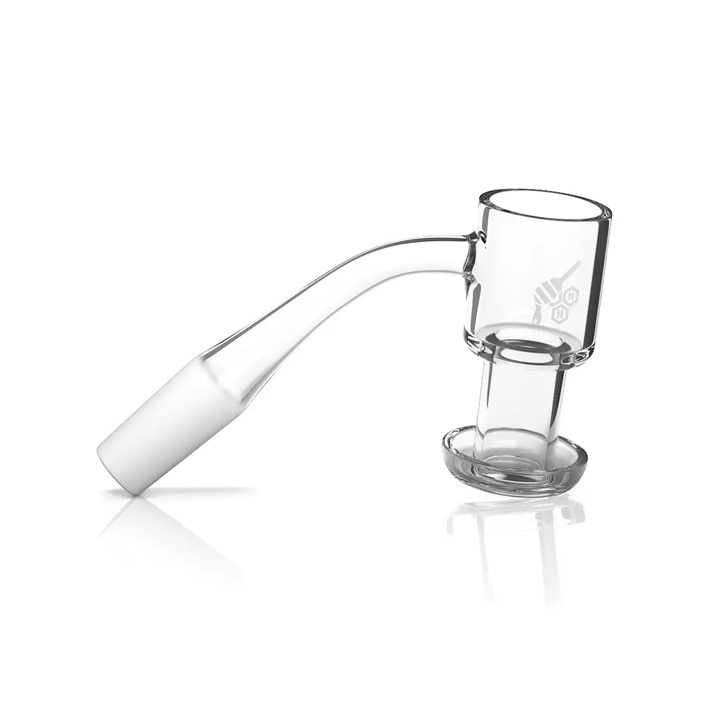 Honeybee Herb Honeysuckle Quartz Banger- 45° 1