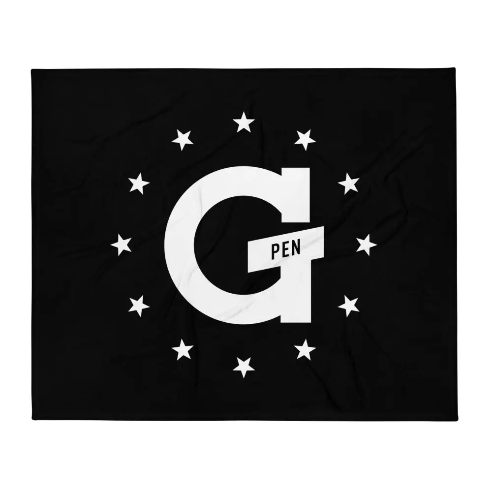 G Pen Throw Blanket 1
