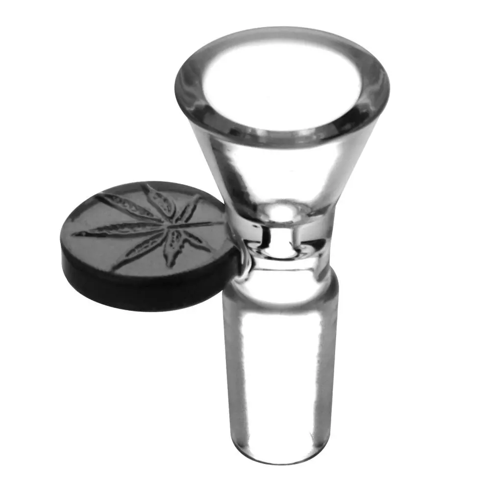 Embossed Leaf Bong Bowl 1