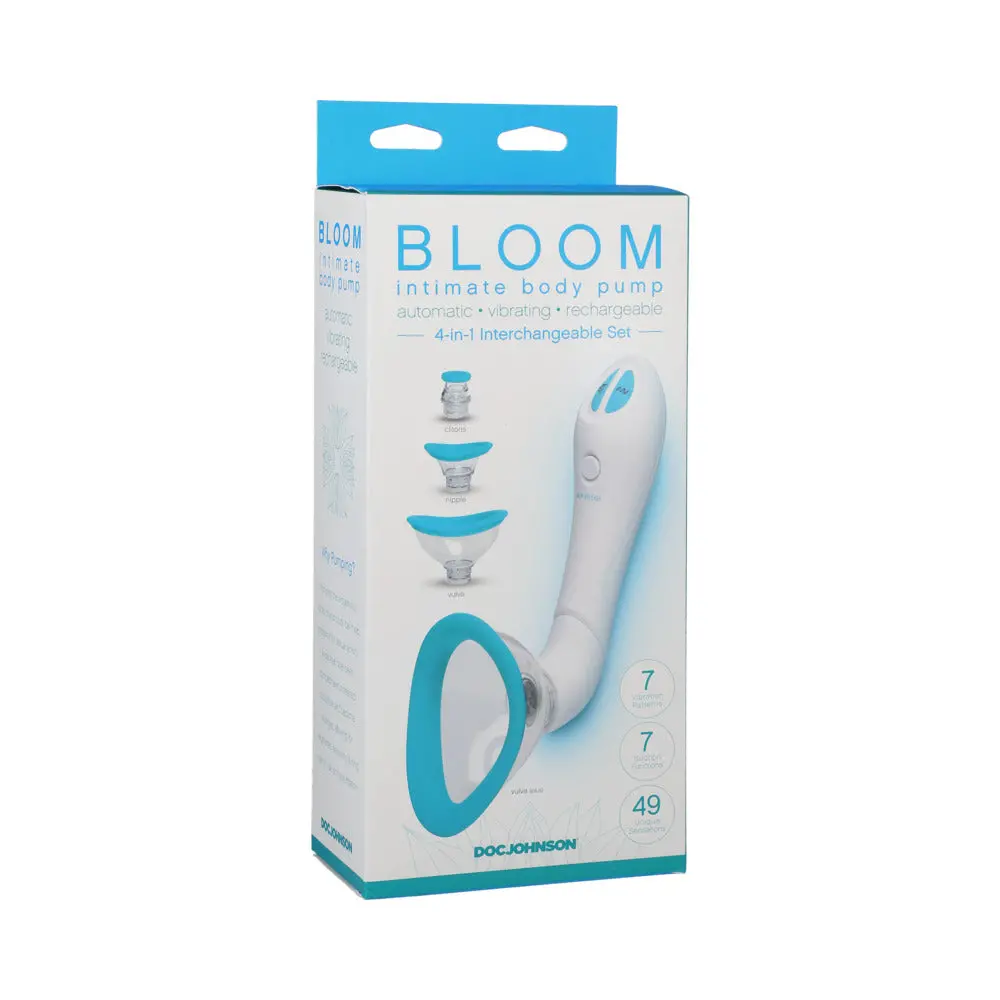 Bloom - Intimate Body Pump - Automatic - Vibrating - Rechargeable Blue/White 1