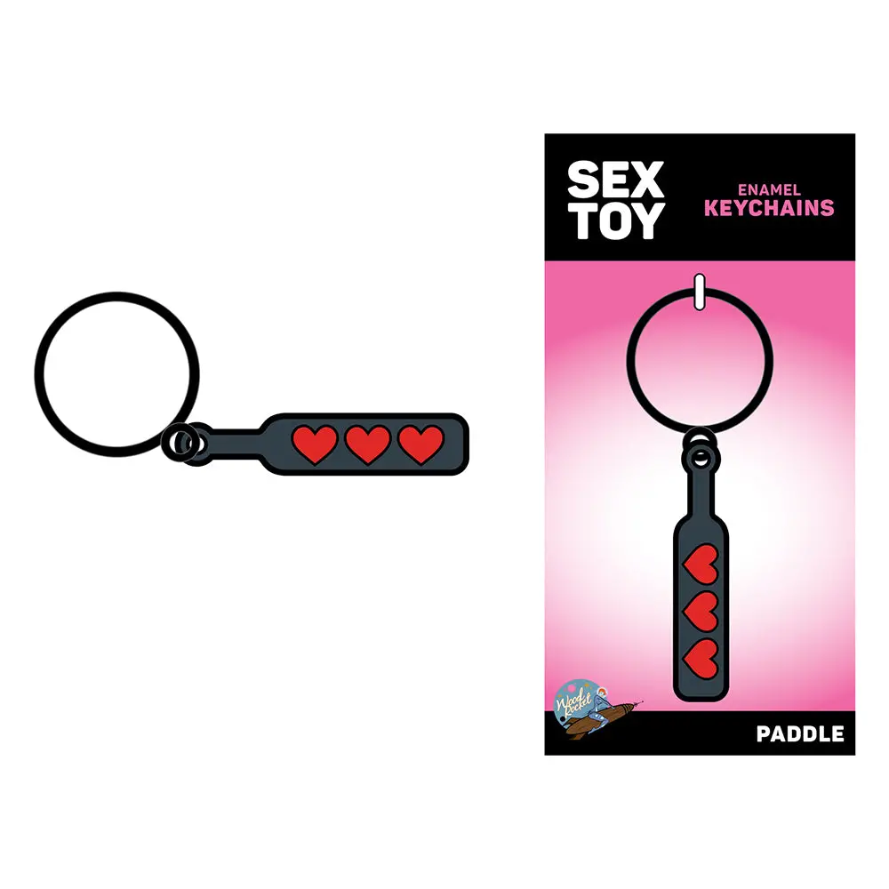 Sex Toy Keychain Hearts Paddle 1