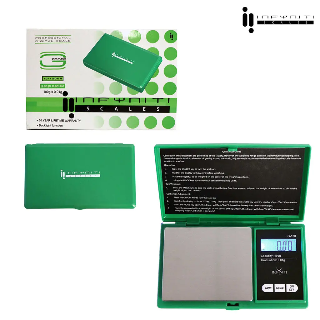 G-Force; 100G X 0.01G, Pocket Scales 4