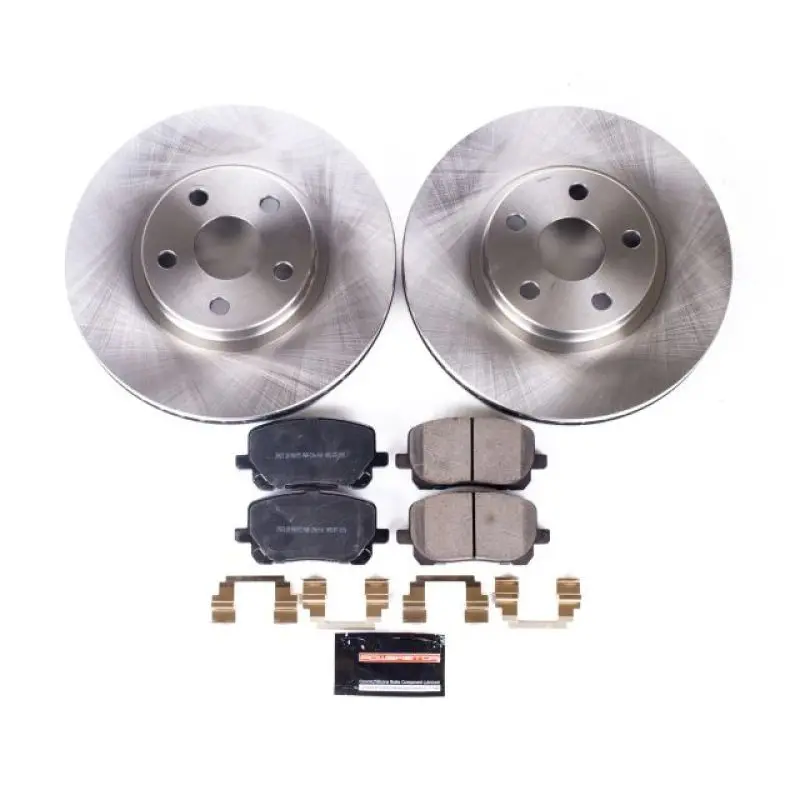 Power Stop 03-08 Pontiac Vibe Front Autospecialty Brake Kit 1