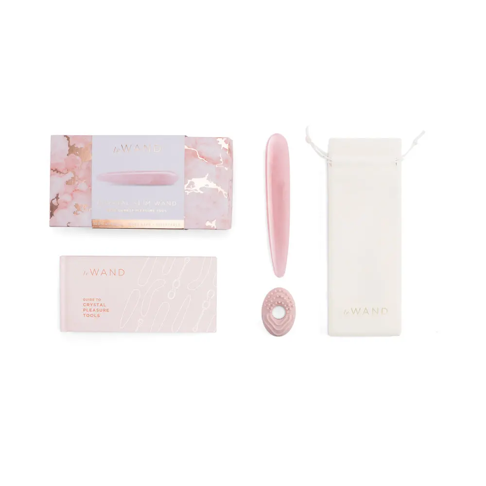 Le Wand Crystal Slim Wand Rose Quartz 1