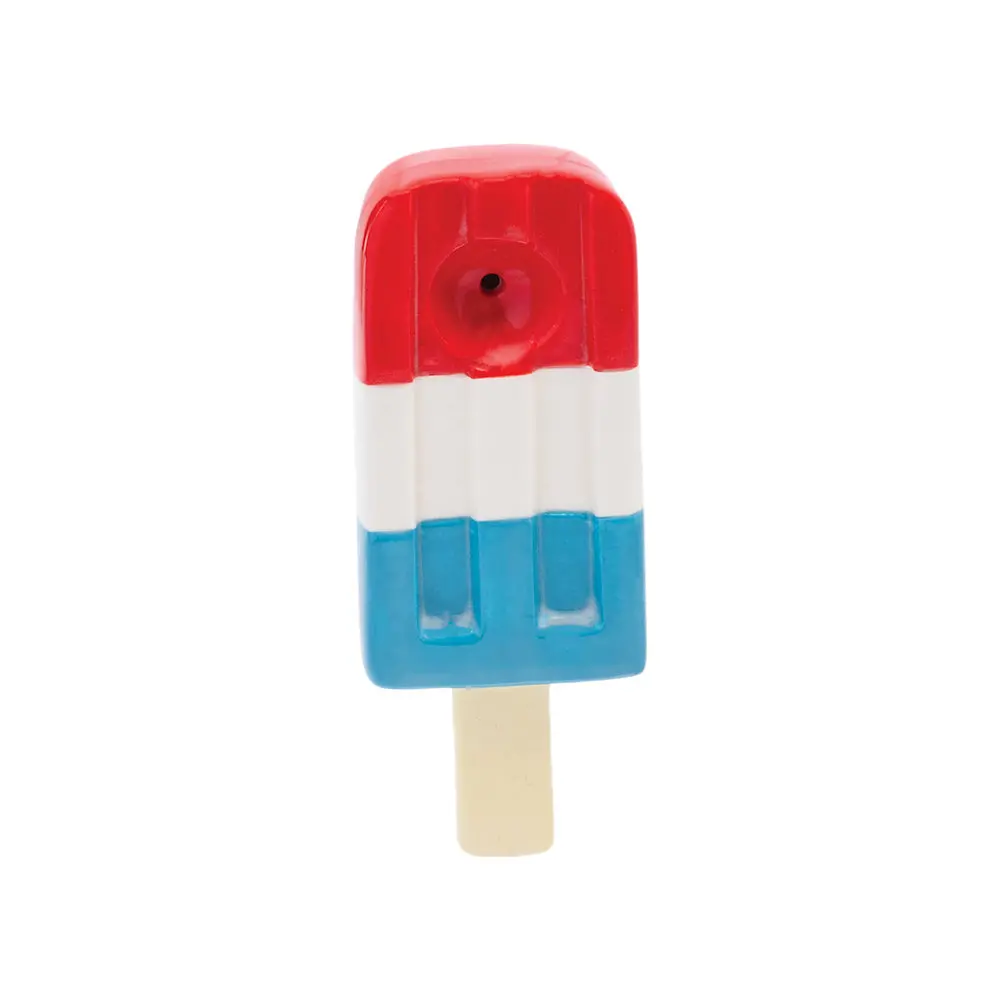Wacky Bowlz Popsicle Ceramic Hand Pipe - 4.5" 1