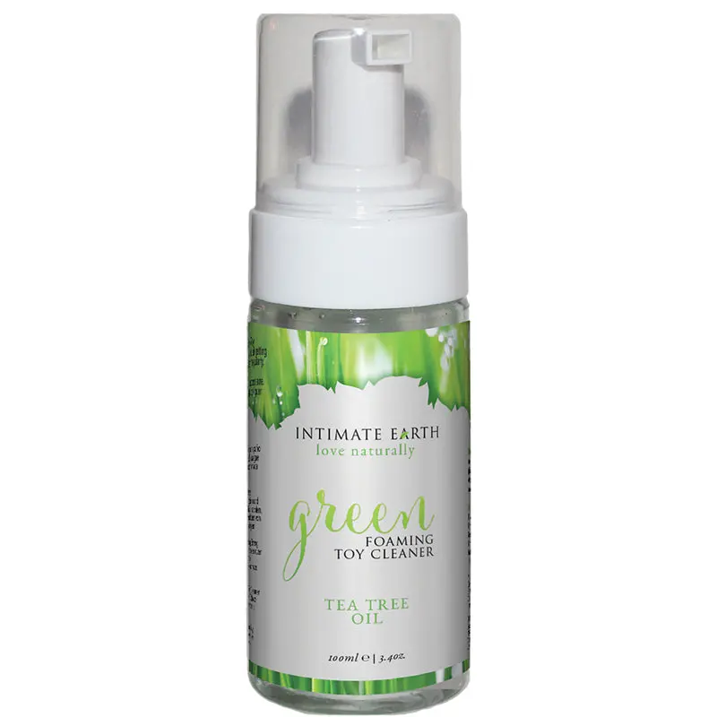 Intimate Earth Green Foaming Toy Cleaner Wtea Tree Oil 3.4 1