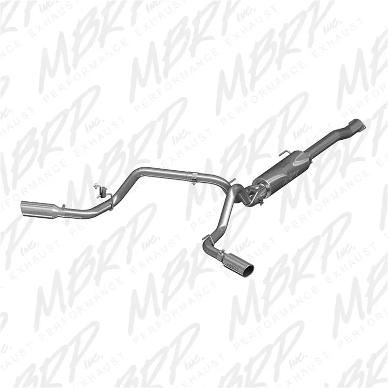 Mbrp 2016 Toyota Tacoma 3.5L Ec/Cc Cat Back Dual Split Exit Alum Exhaust 1