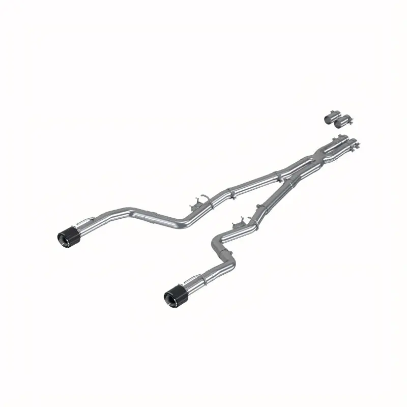 Mbrp 17-21 Charger 5.7L/6.2L/6.4L 3In Race Profile Cat-Back W/Dual Carbon Fiber Tips T304 Ss Exhaust 1