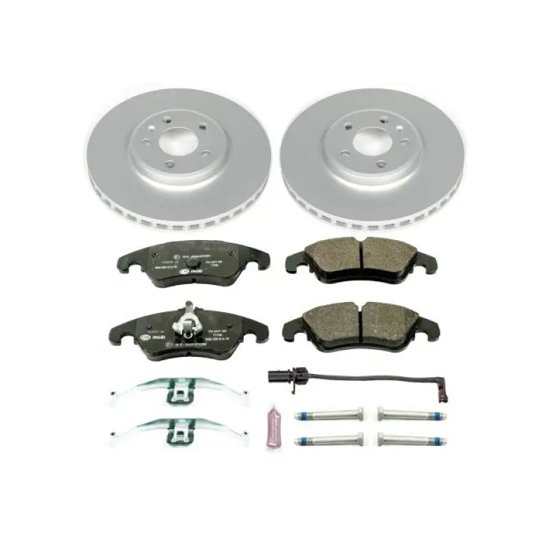 Power Stop 09-11 Audi A4 Front Euro-Stop Brake Kit 2