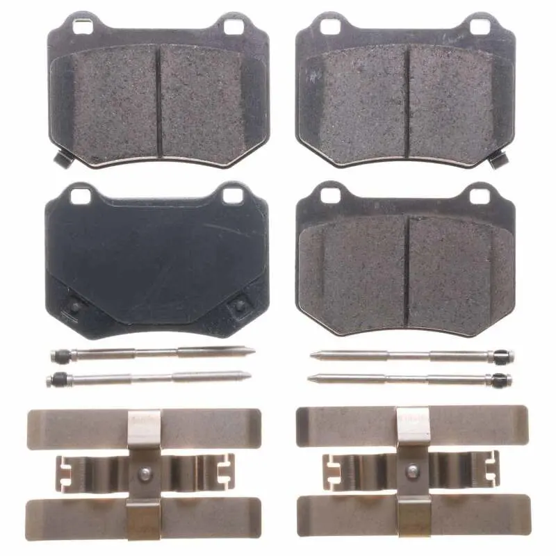 Power Stop 18-19 Subaru Wrx Sti Rear Z17 Evolution Ceramic Brake Pads W/Hardware 1