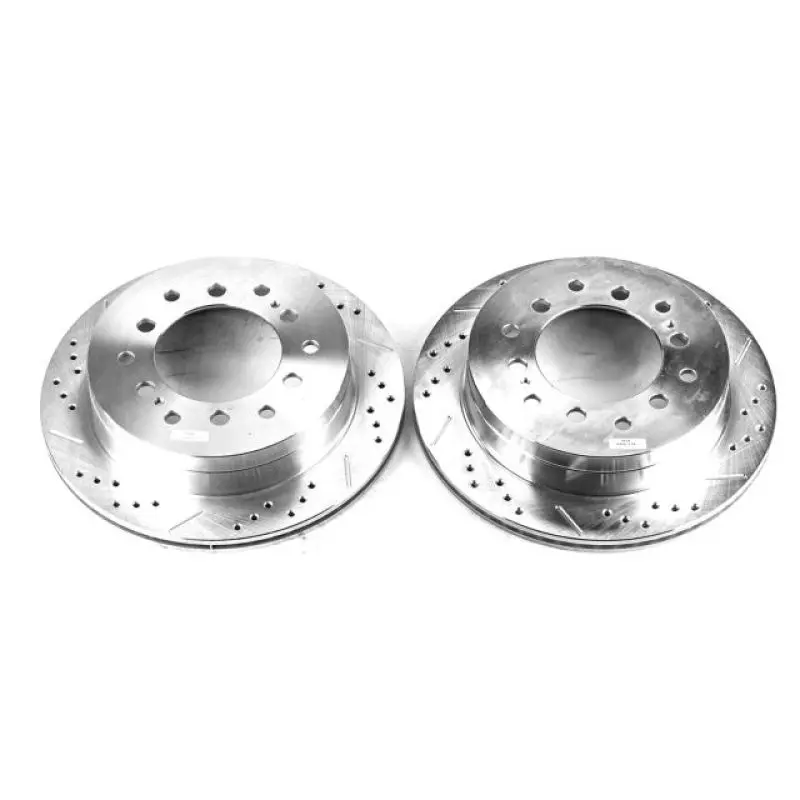 Power Stop 03-09 Lexus Gx470 Rear Evolution Drilled & Slotted Rotors - Pair 1