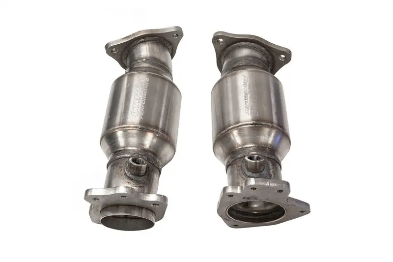 Corsa 20-21 Chevrolet Corvette High Flow 300 Cell Cat Pipes 1