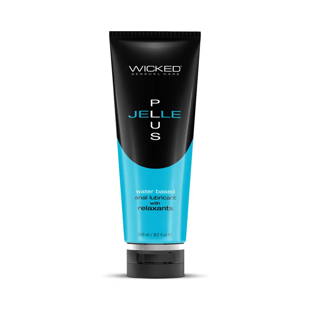Wicked Jelle Plus Anal Lubricant With Relaxants 8 Oz. 1
