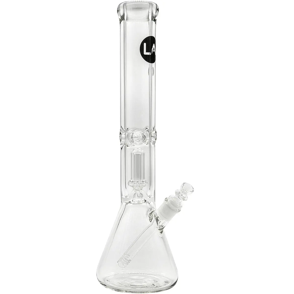 La Pipes "King Bong" Ultra Heavy 9Mm Shower-Head Beaker Bong 1