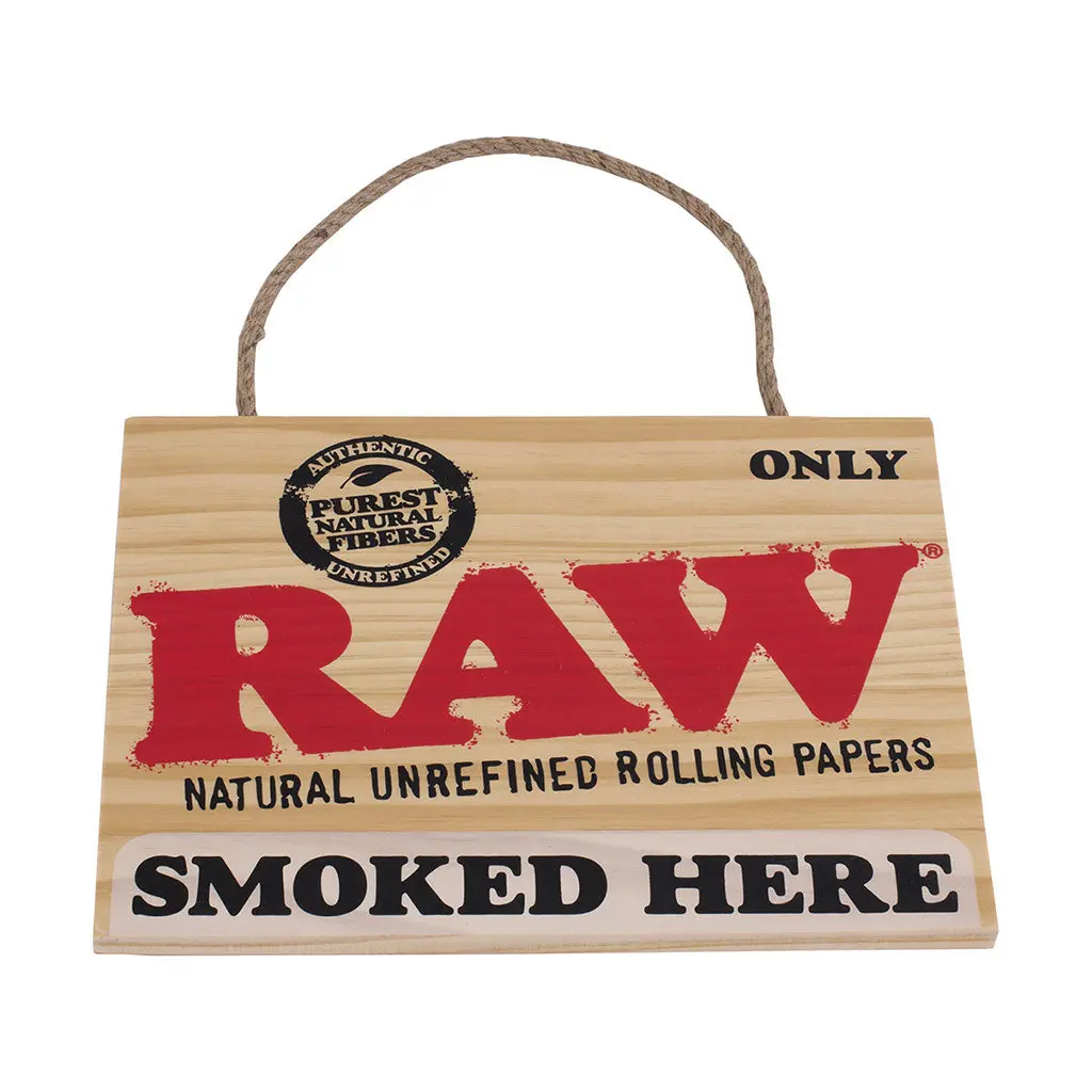 Raw Small Wooden Sign 9X12" 1