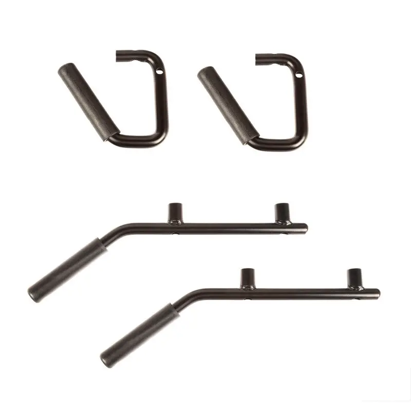 Rugged Ridge Steel Grab Handles F/R Kit Black 07-18 Jeep Wrangler Jk/Jku 1