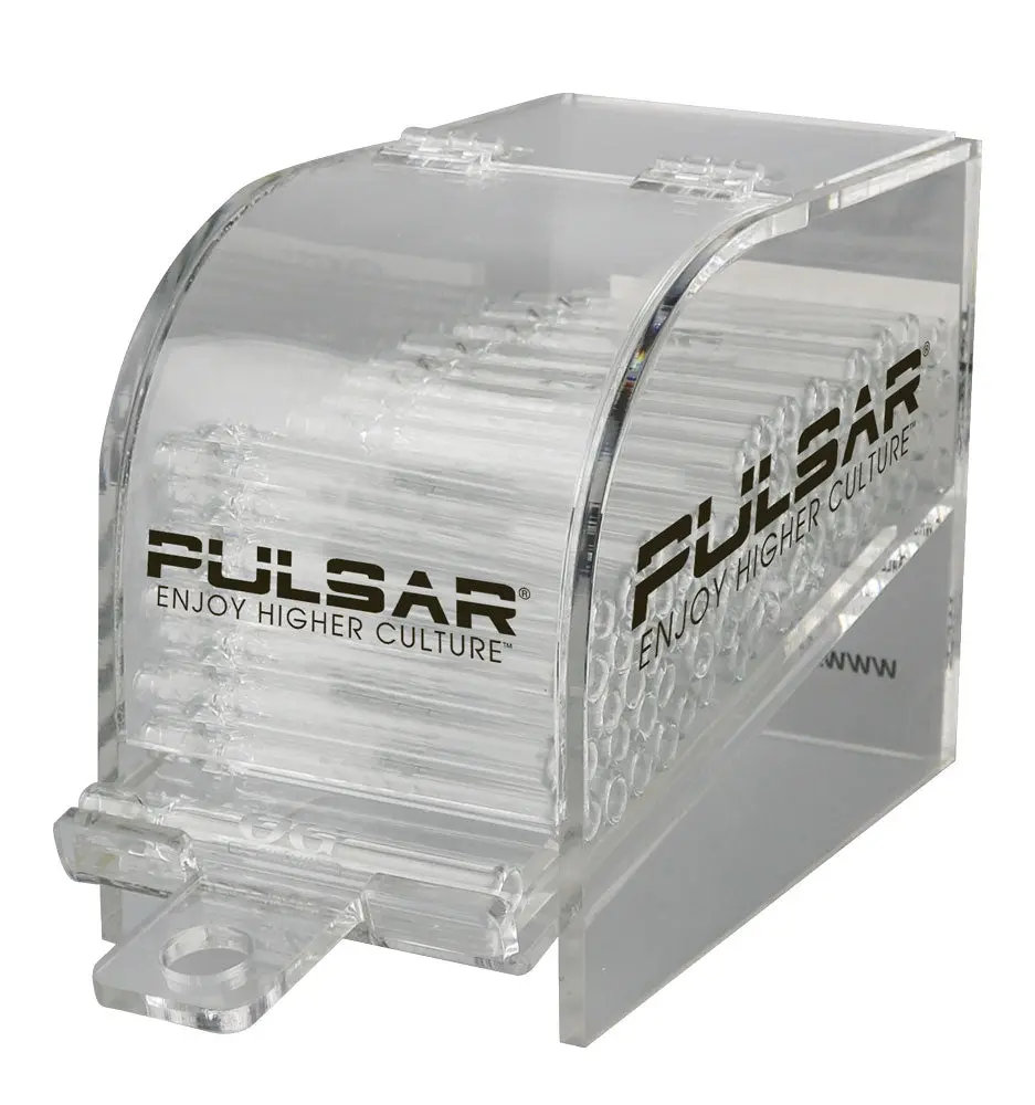 Pulsar Chillum In Dispenser - Clear 100Pc 1