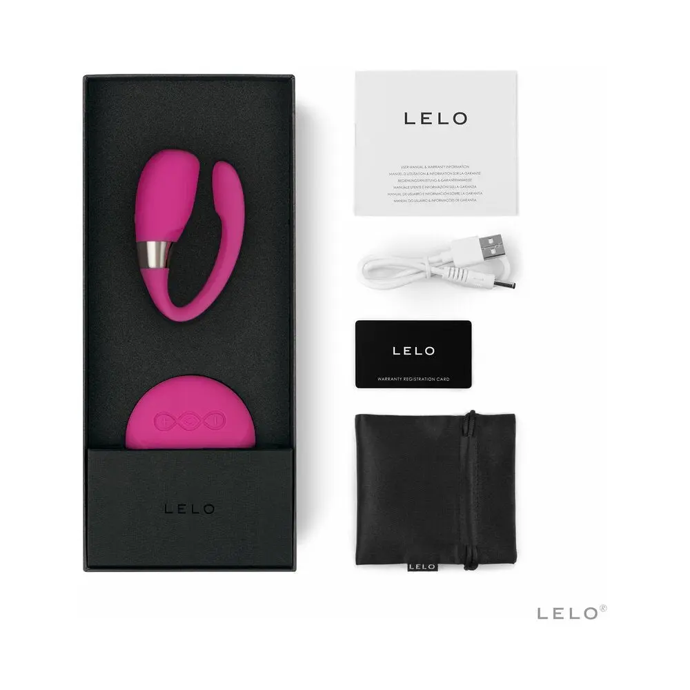 Lelo Tiani 3 Rechargeable Dual Stimulation Couples Vibrator With Remote Cerise 1