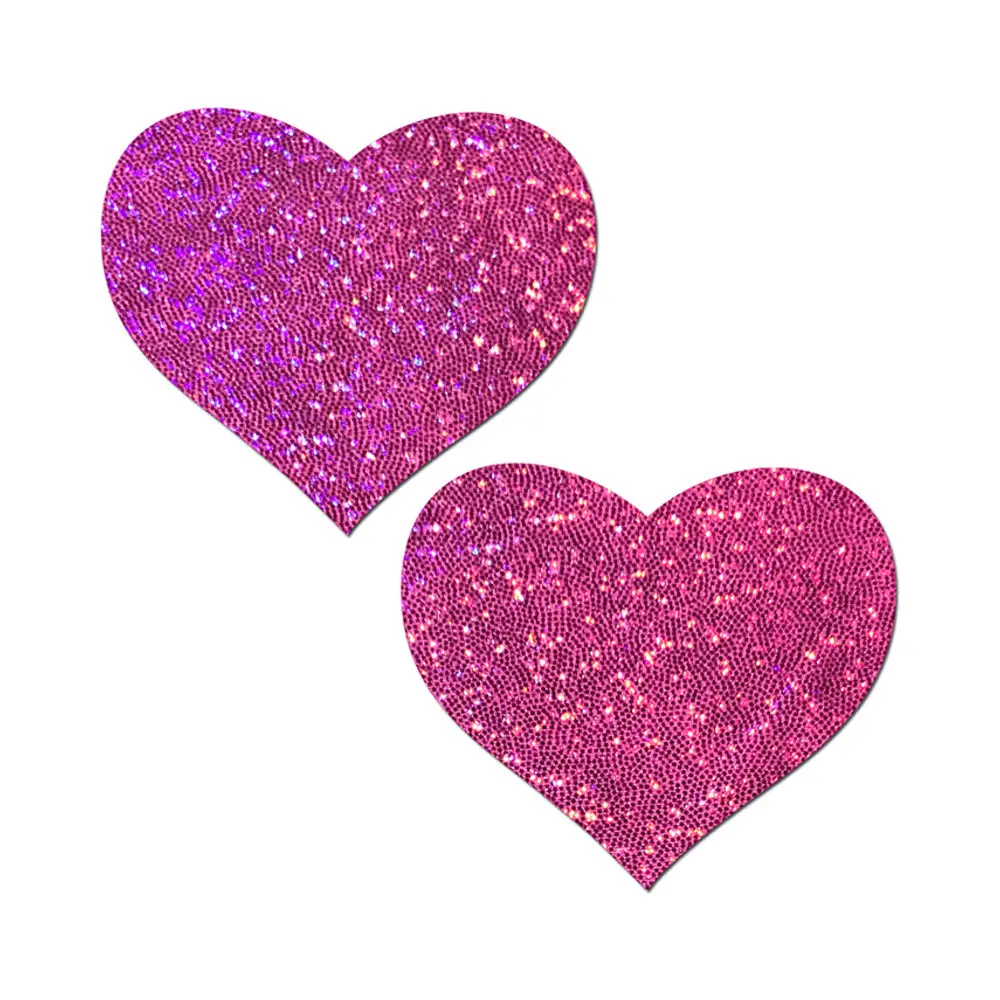 Pastease Love: Bubblegum Pink Hearts Nipple Pasties 1