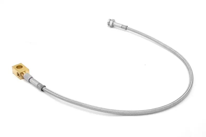 Rugged Ridge Rear Brake Hose Braided Stainless 76-86 Jeep Cj 1