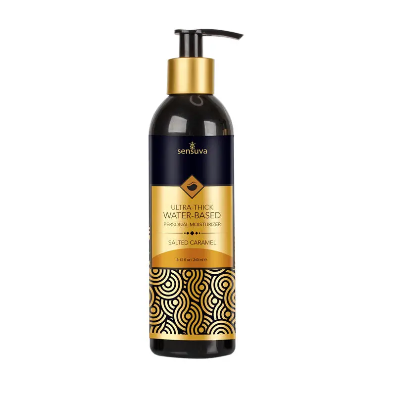Sensuva Ultra-Thick Water-Based Personal Moisturizer Salted Caramel 8 Oz. 1