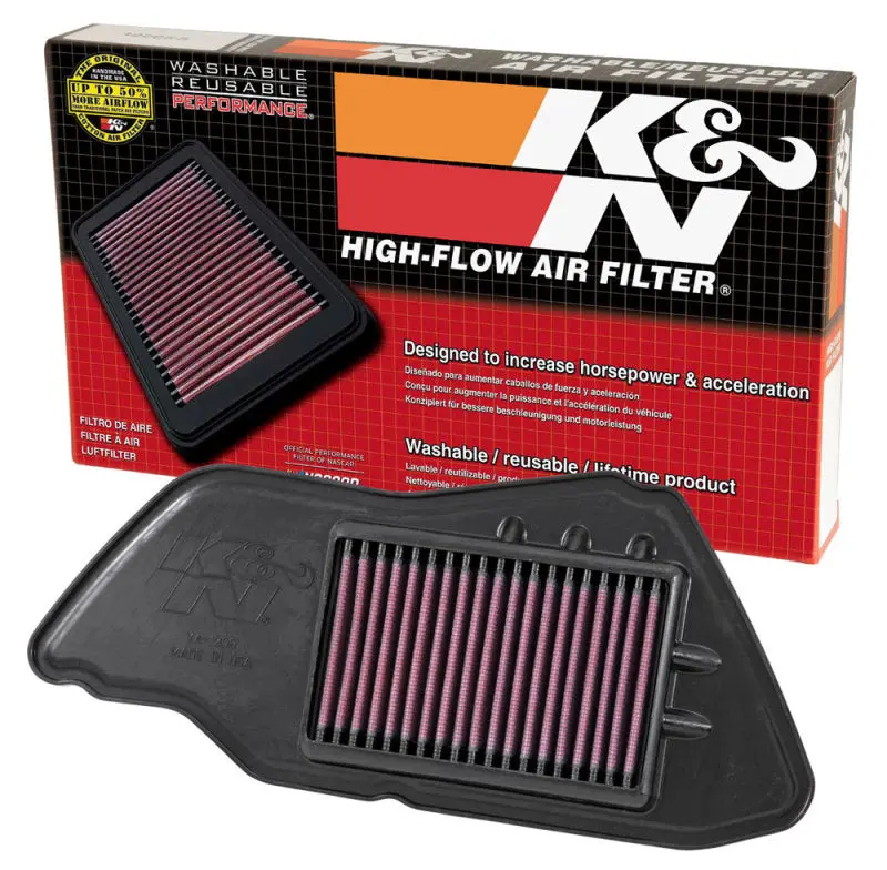 K&N 09-15 Yamaha Yw125 Drop In Air Filter 1