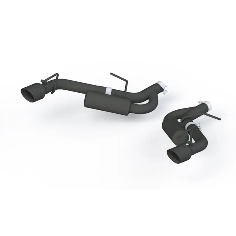 Mbrp 16-19 Chevrolet Camaro 2.5In Black Coated Non Npp Axle Back Exhaust System - 4In Dual Wall Tips 1