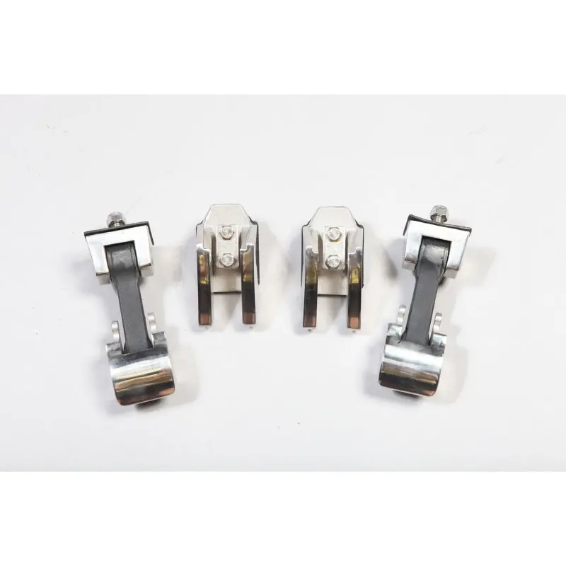 Rugged Ridge 07-18 Jeep Wrangler Stainless Steel Hood Catch Set 1