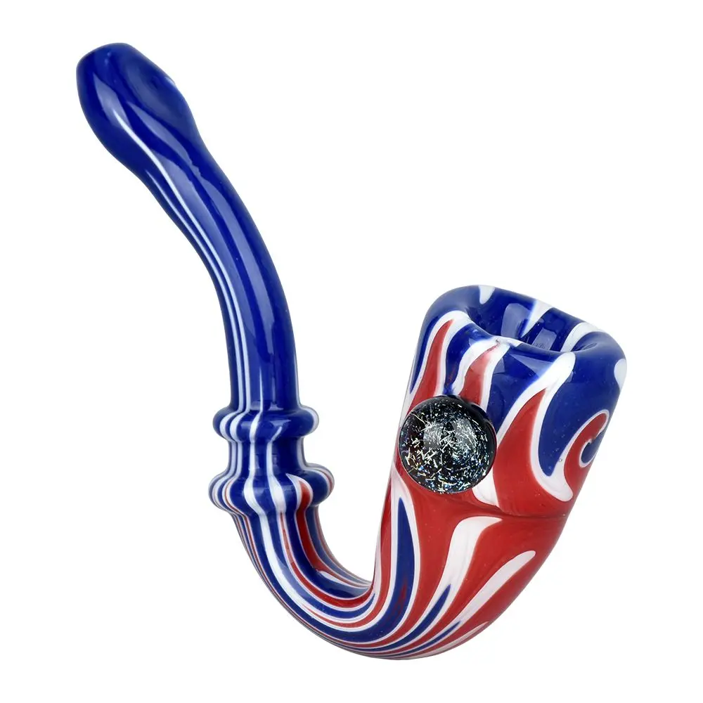Oh, Beautiful Glass Sherlock Pipe - 4.25" 1