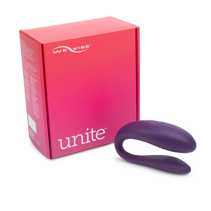 We-Vibe Unite Rechargeable Remote-Controlled Silicone Classic Couples Vibrator Purple 1