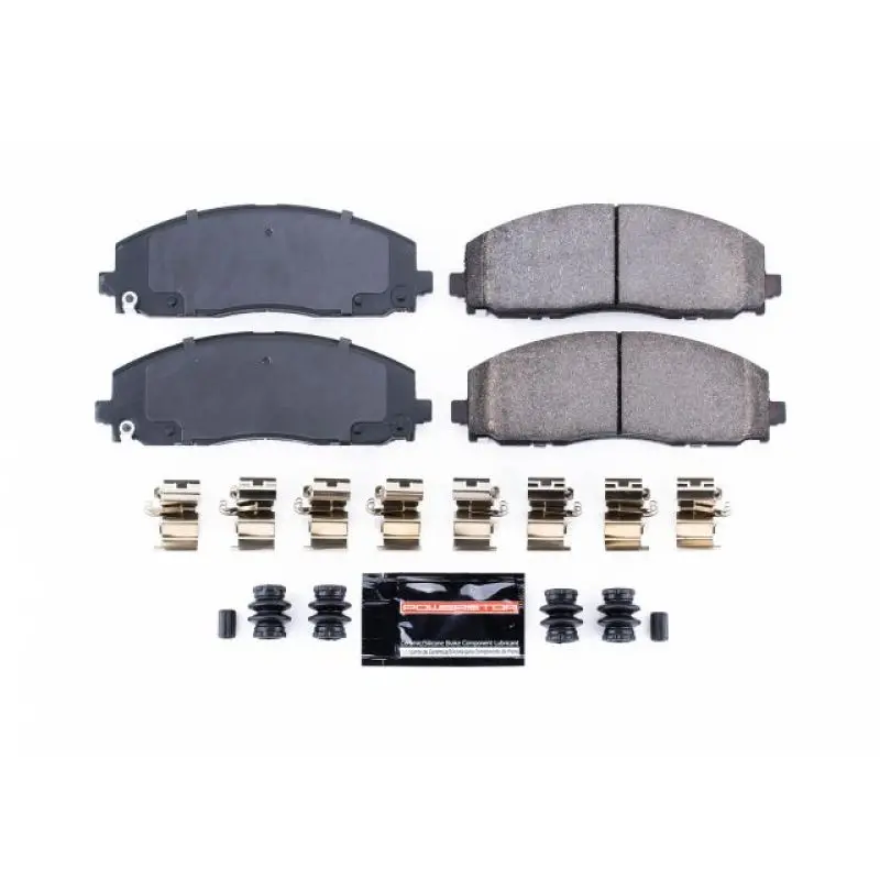 Power Stop 17-19 Chrysler Pacifica Front Z23 Evolution Sport Brake Pads W/Hardware 1