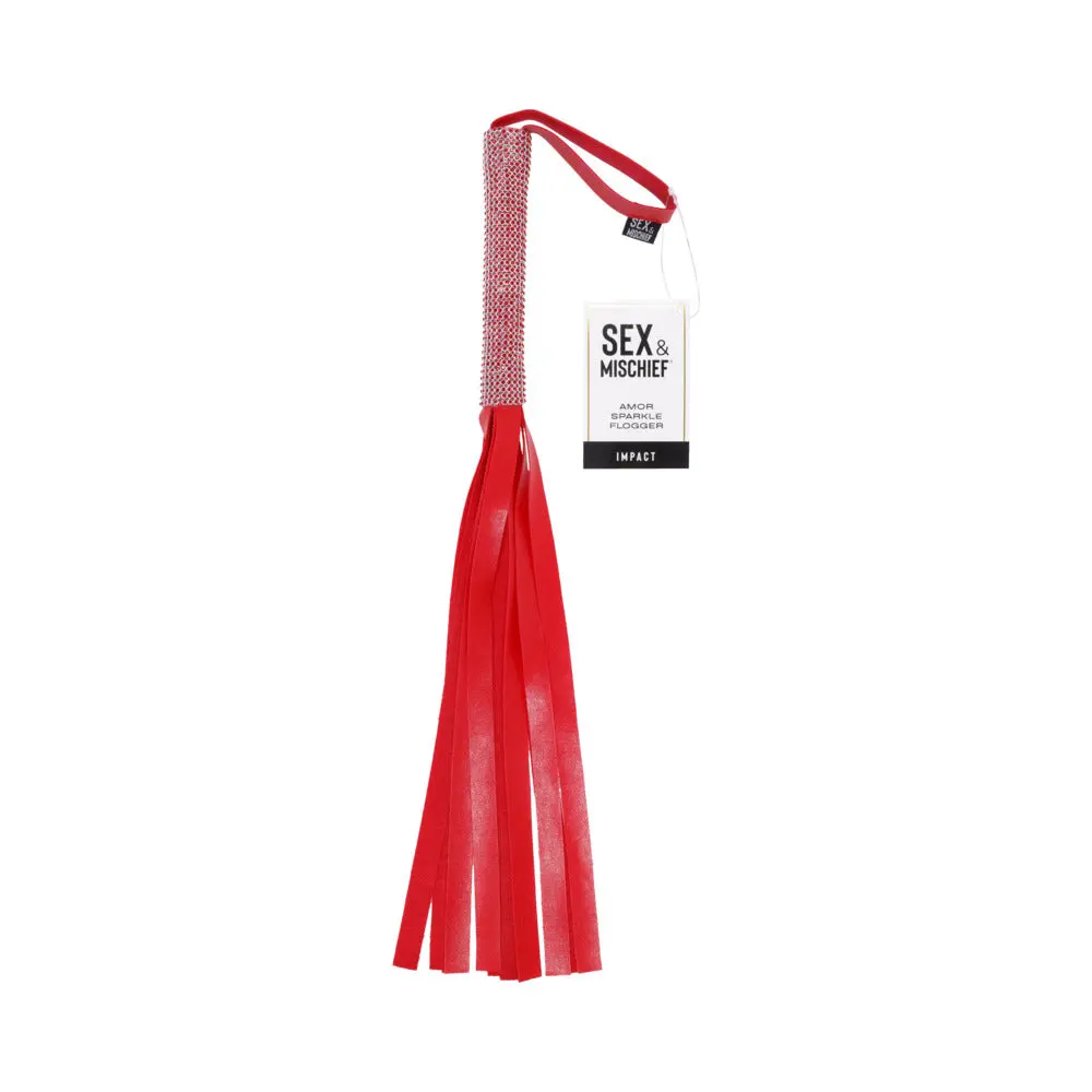 Sportsheets Sex & Mischief Amor Sparkle Flogger 1
