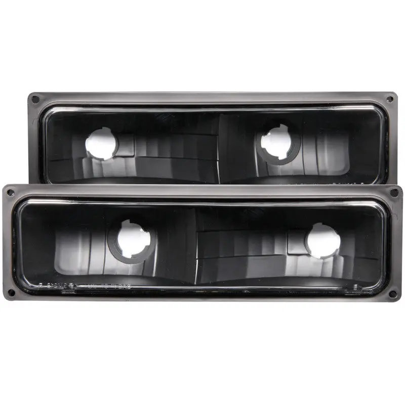 Anzo 1988-1998 Chevrolet C1500 Euro Parking Lights Black 1