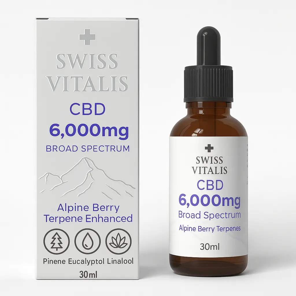 Swiss Vitalis Broad Spectrum Cbd 6000Mg – Alpine Enhanced Terpenes 1